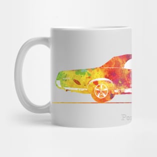 Pontiac GTO convertible 1967 - Colorful Watercolor Mug